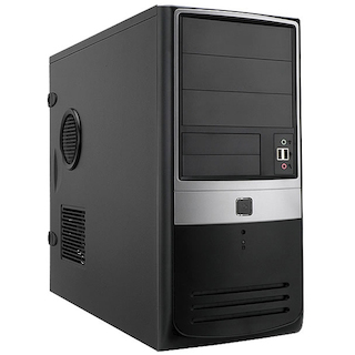 Корпус INWIN IW EMR003BS S450HQ70 U2AXXX  Black-Silver 450W USB/Audio ATX
