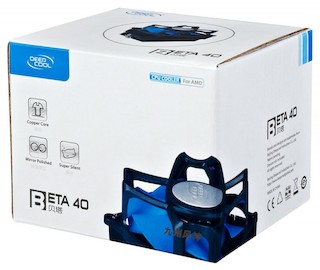 Вентилятор Deepcool BETA 40 Soc-FM2/FM1/AM3+/AM3/AM2+/AM2 3pin 25dB Al+Cu 95W 348g скоба