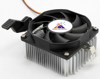 Вентилятор GlacialTech Igloo A200 PWM Soc-754/939/940/AM2/AM3/FM1 Al Sleeve PWM 4pin 72W OEM