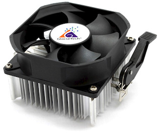 Вентилятор GlacialTech Igloo A330 PWM Soc-754/939/940/AM2/AM3/FM1 Al Sleeve PWM 4pin 105W OEM