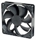 Вентилятор для корпуса GlacialTech CF-1225SBD0AB0031 120x120x25mm шарик 900RPM 3+4pin