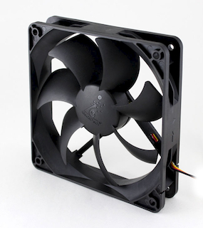 Вентилятор для корпуса GlacialTech CF-1225SED0AB1031 120x120x25mm втулка 900RPM 3+4pin