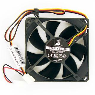 Вентилятор для корпуса GlacialTech CF-9225SBD0AB0031 92x92x25mm шарик 1500RPM 3+4pin