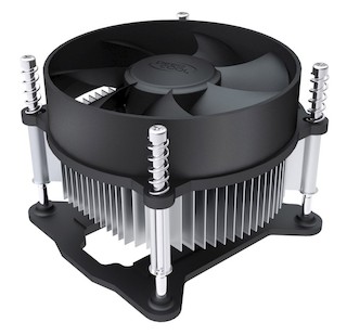 Вентилятор Deepcool CK-11508 Soc-1150/1155/1156 3pin 25dB Al 65W 245g винты
