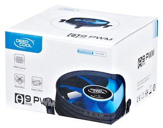 Вентилятор Deepcool THETA 9 PWM Soc-1150/1155/1156 4pin 18-45dB Al 95W 269g клипсы низкопрофильный