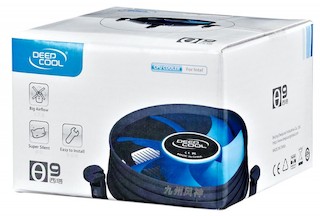 Вентилятор Deepcool THETA 9 Soc-1150/1155/1156 3pin 23dB Al 82W 269g клипсы низкопрофильный