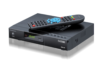 Ресивер DVB-S2 Rolsen RDB-902 Черный