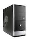 Корпус INWIN IW-EAR-002BS Black-Silver 450W USB/Audio ATX