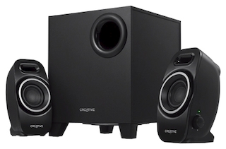 Колонки Creative A250 (2.1) черный 9Вт