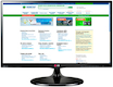 Монитор LG 27" 27EA63V-P Glossy-Black IPS LED 5ms 16:9 DVI HDMI 10M:1 250cd 1050 (RUS)