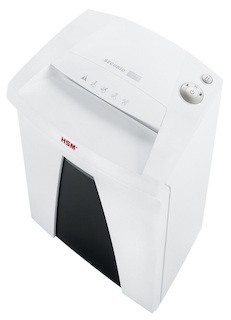 Шредер HSM SECURIO B26-3.9 (секр.2/Р-2)/лен3.9мм/22-24лист/55лтр/Уничт:скрепки, скобы, пл.карты/CD