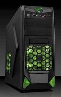 Корпус ACCORD SA-01B black w/o PSU ATX 2*USB2.0 1*USB3.0 Audio