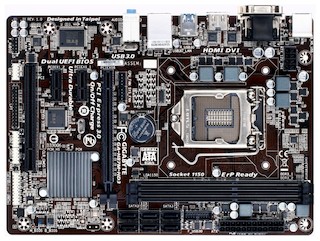 Материнская плата Gigabyte GA-H87M-HD3 Socket-1150 Intel H87 DDR3 mATX AC`97 8ch(7.1) GbLAN SATA3 RAID VGA+DVI+HDMI