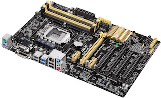 Материнская плата Asus B85-PLUS Socket-1150 Intel B85 DDR3 ATX AC`97 8ch(7.1) GbLAN SATA3 RAID VGA+D