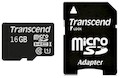Флеш карта microSDHC 16Gb Transcend TS16GUSDU1 w/adapter