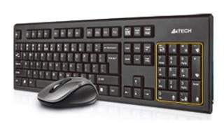 Комплект клавиатура + мышь A4 G7100 2.4G X-Far Wireless Desktop GR-85+G7-630 USB