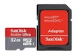 Флеш карта microSDHC 32Gb Class10 Sandisk SDSDQU-032G-U46A +adapter