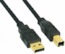 Кабель USB 2.0 Am-Bm 3м Konoos KC-USB2-AMBM-3 черный, позол.разъемы, феррит.кольца, блистер