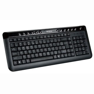 Клавиатура A4 KL-40 X-Silm Black PS/2
