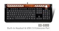 Клавиатура A4 KX-6mu PS/2 X-Structure Audio multimedia (with VC and usb 2.0) super