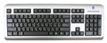Клавиатура A4 LCD-720 X-Slim silver/black PS/2