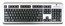 Клавиатура A4 LCD-720 X-Slim silver/black PS/2