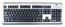 Клавиатура A4 LCD-720 X-Slim silver/black USB