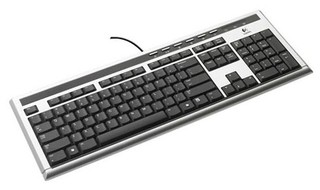 Клавиатура Logitech UltraX Premium Platinum USB oem (920-000184)