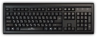 Клавиатура Oklick 120M black Standard PS/2