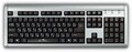 Клавиатура Oklick 120M silver/black Standard PS/2