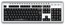 Клавиатура Oklick 130M silver/black Multimadia PS/2