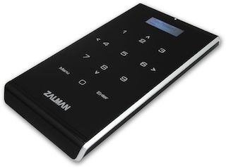 Внешний корпус для HDD ZALMAN ZM-VE400 (BLACK) Touch keypad, бокс для 2.5” SATA I/II HDD, функция virtual drive, USB3.0