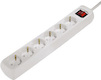 Удлинитель Hama H-30384 сетевой с выключат 6 розеток 1.4 м 3500 Вт 230В/50Гц/16А 3х1.0 кв.мм белый