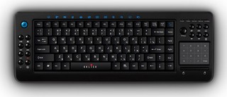 Клавиатура Oklick Mediaboard 820S MultiTouch wireless black USB