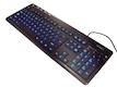 Клавиатура A4 KD-126-2 Black X-Slim LED white BlackLight USB
