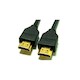 Кабель KRAULER HDMI 7.5 m блистер черн  ver 1.4 gold угловые разъёмы