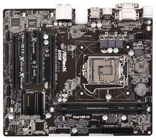 Материнская плата Asrock B85M Socket-1150 Intel B85 DDR3 mATX AC`97 8ch(7.1) GbLAN SATA3 VGA+DVI+HDM
