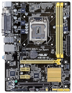 Материнская плата Asus H81M-C Socket-1150 Intel H81 DDR3 mATX AC`97 8ch(7.1) GbLAN SATA3 VGA+DVI+LPT