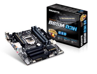 Материнская плата Gigabyte GA-B85M-D3H Socket-1150 Intel B85 DDR3 mATX AC`97 8ch(7.1) GbLAN SATA3 VG