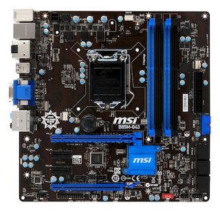 Материнская плата MSI B85M-G43 Socket-1150 Intel B85 DDR3 mATX AC`97 8ch(7.1) GbLAN SATA3 VGA+DVI+HD