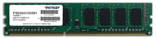 Память DDR3 2048 1333MHz Patriot (PSD32G133381) RTL без радиатора