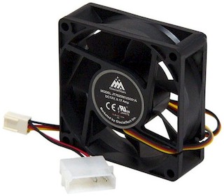 Вентилятор для корпуса GlacialTech IceWind GS7025 2800rpm 70х70х25 31dBa 3+4pin OEM