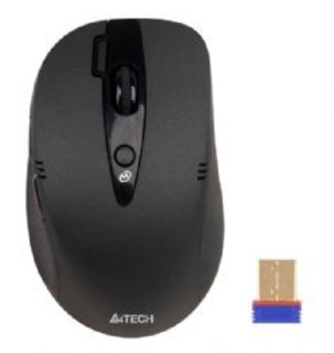 Беспроводная мышь A4 Tech G10-660L (Double) X-FAR Glass Run Wireless Multi-Link USB