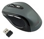 Беспроводная мышь Oklick 404MW Lightgrey/black cordless Laser (800/1600dpi) USB Nano Receiver 4-way scroll