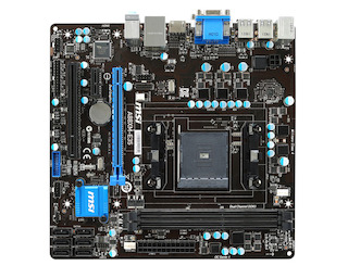 Материнская плата MSI A88XM-E35 Socket-FM2 AMD A88X DDR3 mATX AC`97 8ch(7.1) GbLAN SATA6 RAID VGA+DVI+HDMI USB3.0 RTL