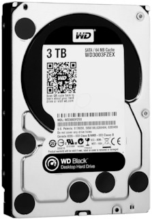 Жесткий диск WD Original SATA-III 3Tb WD3003FZEX Black (7200rpm) 64Mb 3.5"