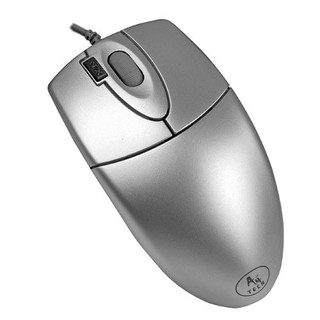 Мышь A4 OP-620D silver optical 2X Click USB