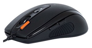 Мышь A4 X-710BH Black Optical Extra High Speed Oscar Editor USB Anti-Vibrate