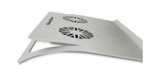 Подставка для ноутбука GlacialTech M-Flit Z1 silver 12-14" (330x270x45mm) 2xFan (CN-MFZ1A00DLC0001)