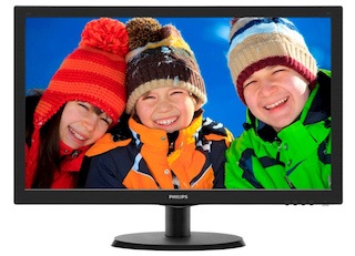 Монитор Philips 23" 233V5LSB (10/62) Black TN LED 5ms 16:9 20M:1 250cd